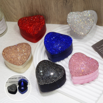 A1 Diamond LED Jewelry Gift Box - Heart Valentine's Day Ring Box Set