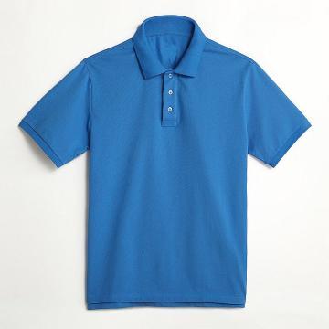 Solid Blue men Polo Shirt