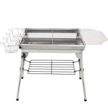 Portable Factory Price Stainless Steel Charcoal BBQ Grills for High-Quality Garden Parties