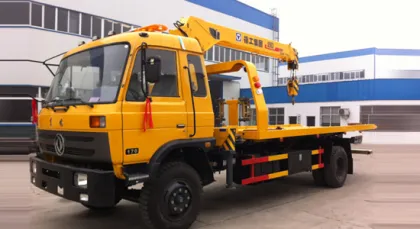 DONGFENG 153 4x2 flatbed tow truck