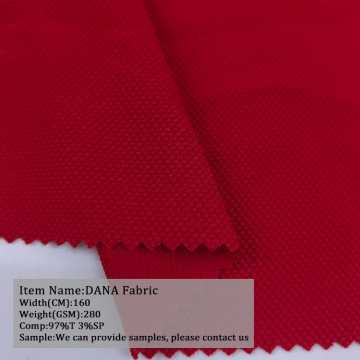 Factory Direct Custom Color 280GSM 63" Elastic Breathable DANA Fabric Sales