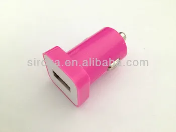 Universal USB cell phone car charger mini USB car charger with 5V 1A output CE&ROHS approved