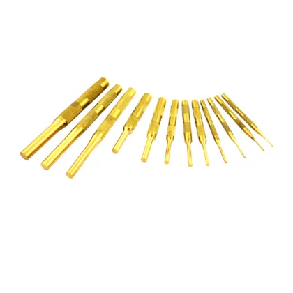 China Custom Electrical Plug Brass Pin Solid Brass Connector Crimp Contacts