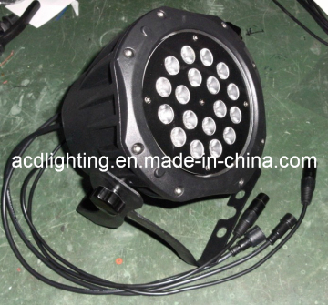 Hot 18*4in1 RGBW Four Color Waterproof LED Stage PAR Can Lighting