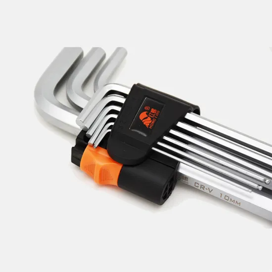 S2 material 9pcs set Extra longest length Ball head L type allen key Hex key wrench set