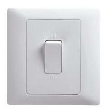 20A/250V/1 Gang DP Switch, PC Frame