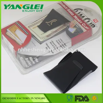 worthful money clip leather nickel plated film clip