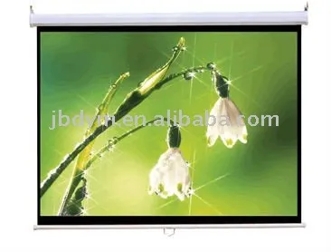 84" 100" Manual Projector Screen/wall mounted projector screen/Projector Screen With Self Lock Systerm/Price of Projector Screen