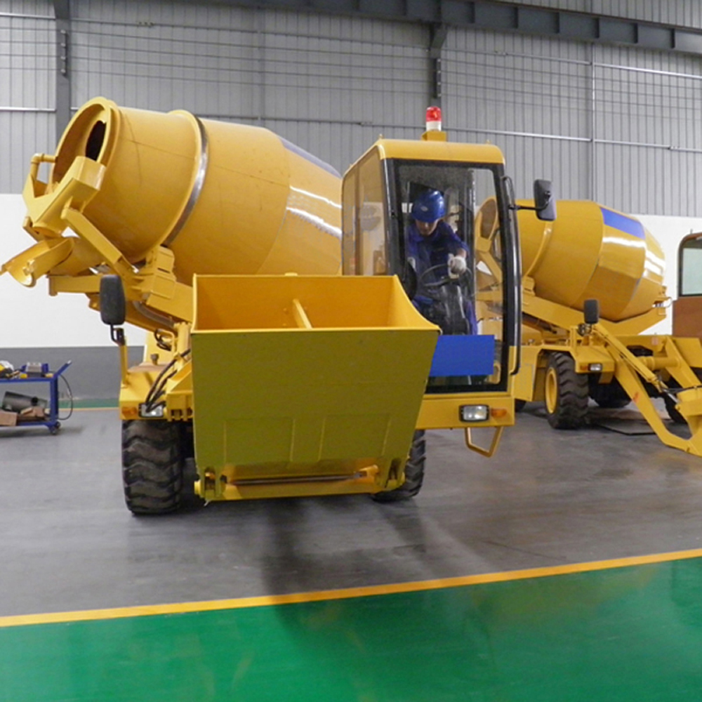 1 2self loading concrete mixer for sale