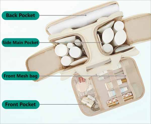 Custom travel makeup bag waterproof design