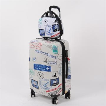 trolley luggage and backpack set