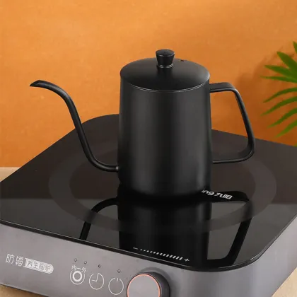 Stainless Steel Thin-Mouth Drip Kettle: Pour Over Espresso & Coffee Brewing