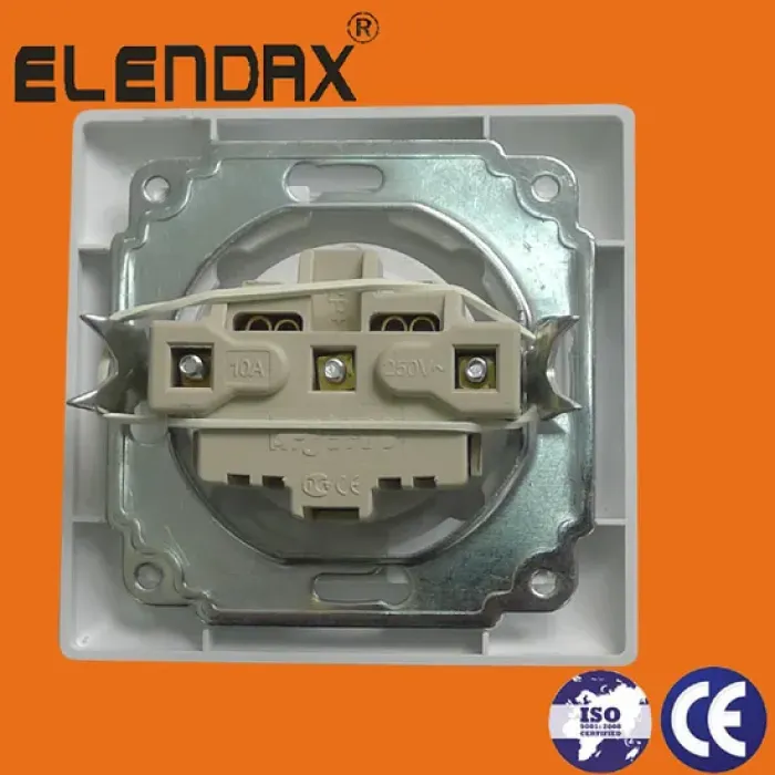 Stopkontak Dinding Pemasangan Siram Gaya Euro (F6009)