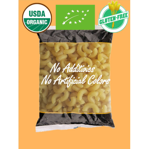 Pasta de maíz sin gluten orgánica