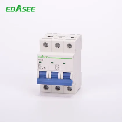 High Quality EBASEE Brand 12V DC Miniature Circuit Breaker MCB - OEM