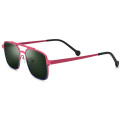 Titanium Acetate Aviator Sunglasses