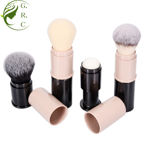 Travel Retractable Fluffy Kabuki Powder Contour Makeup Brush