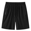 Shorts de secagem rápida masculina de verão respirável de seda de gelo