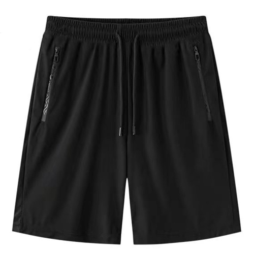 Shorts de secagem rápida masculina de verão respirável de seda de gelo