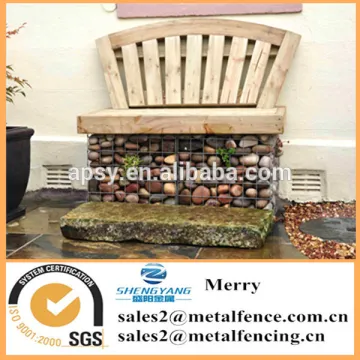 1mX0.5mX0.5m Galfan hot-dipped galvanized welded gabion basket parking area gabion box stone retaining wall