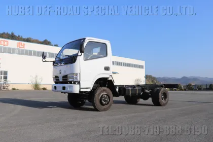 Four wheel drive Dongfeng DFAC single-row off -rand chassis, Four drive Dongfeng light truck chassis