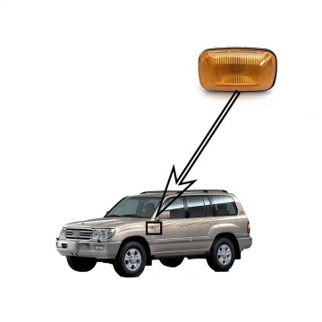 LUXESOEM Dynamic LED Amber Fender Lights for Land Cruiser LC80/LC100/FZJ100 (1998-2007)
