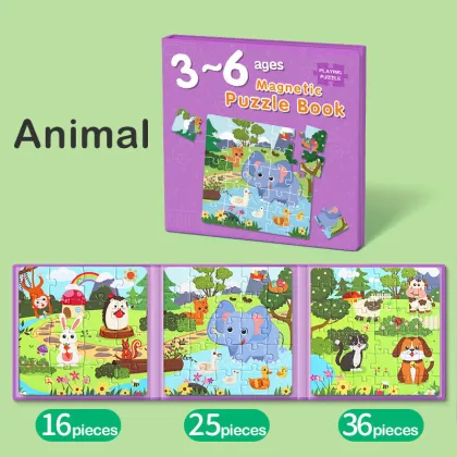 ULi Factory Wholesale: Magic Jigsaw Puzzle Board Books for Early Learning and Kids
