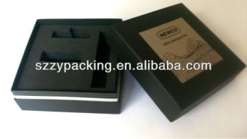 Recycled electronics box with EVA holder