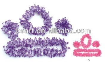 Lovely pink hawaii flower lei