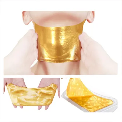 Private Label Gold Lifting Wrinkle Removal Neck Mask