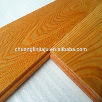 Popular embossed wavy ash engineered recycled wood flooring