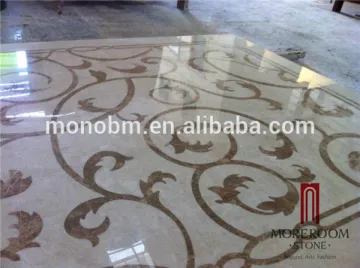 Italy Composited Marble Waterjet Medallion Water Jet Marble Designs Custom Medallion Italian Marble Price