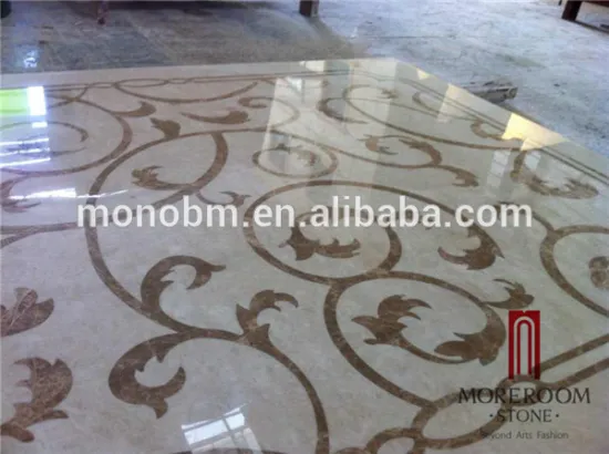 Italy Composited Marble Waterjet Medallion Water Jet Marble Designs Custom Medallion Italian Marble Price