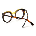 China Round Lamination Acetate Glasses Frames Manufactory
