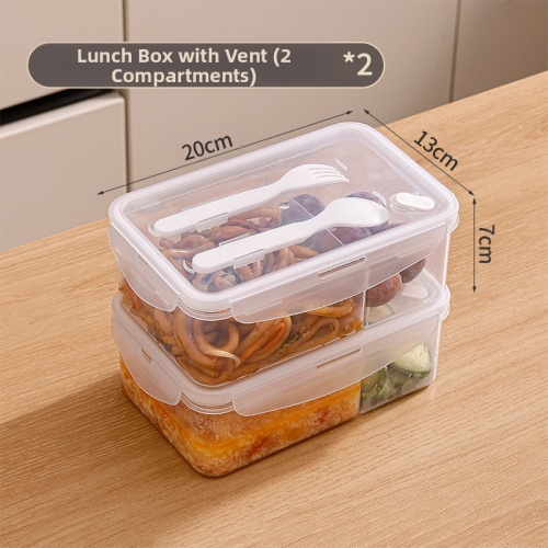 プラスチック長方形ランチボックス食品グレード