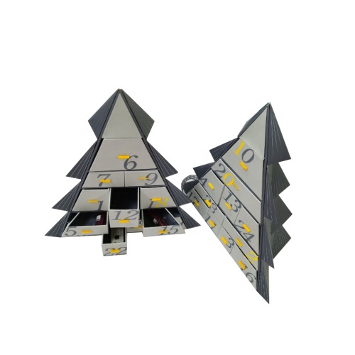 Christmas tree Chocolate gift box with 24pcs drawers