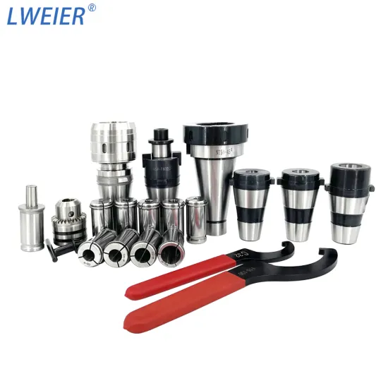 JXT25-50 Milling Chuck Set: Key Type Drill Chucks with Arbors for CNC Machines