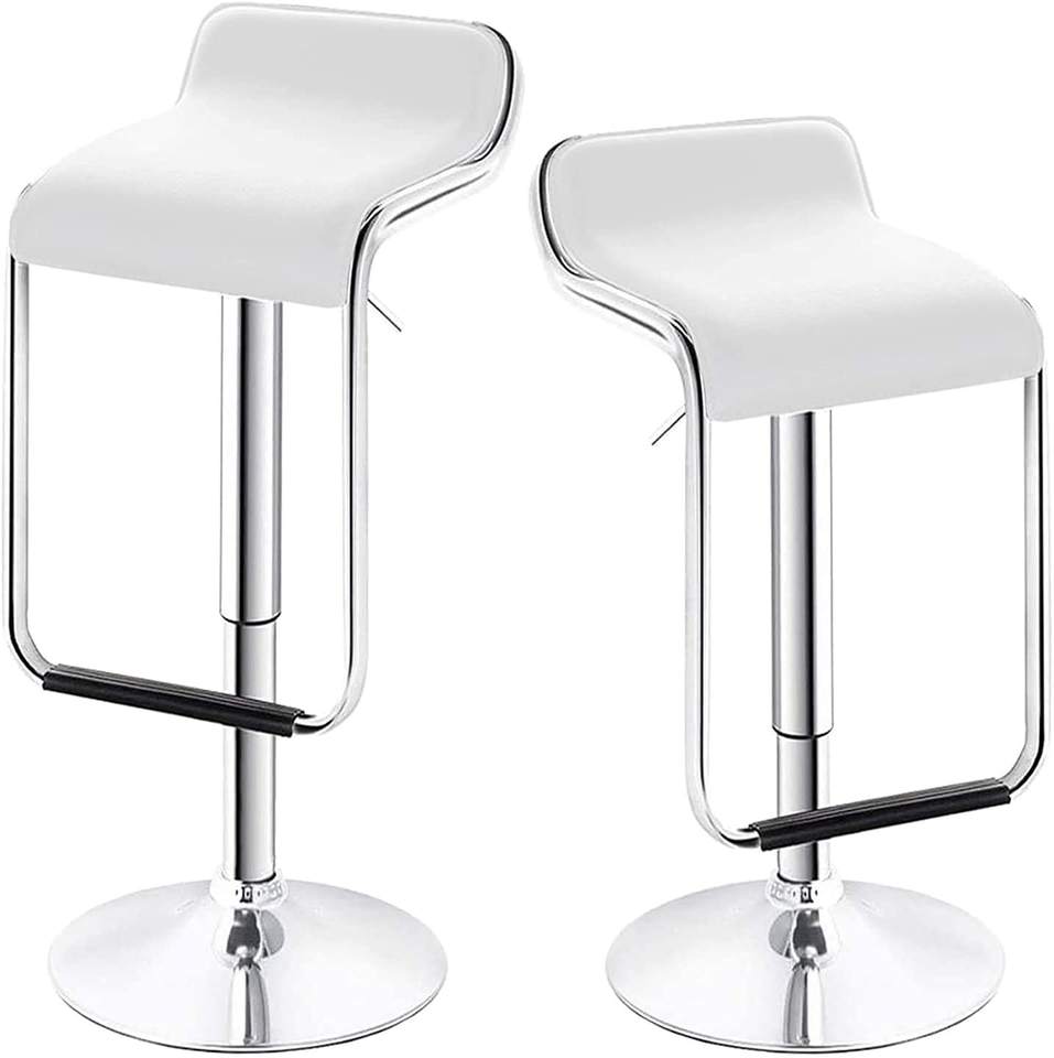 Scheibe feste hochbeinige Lifthocker Bar Stuhl Bar Barstool mit integrierter Fußstütze Heißverkauf Qualität Metal Home Furniture Modern