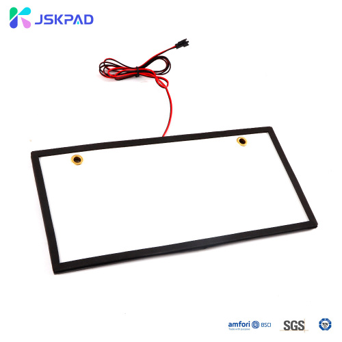 JSKPAD Plaque d&#39;immatriculation vierge pour éclairage de voiture rétroéclairé à LED