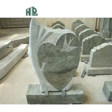 Sea Wave Green Granite Tombstone with Good Price