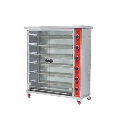 Africa Roasted Chicken Machine: 3 Rod Roasted Beef Chicken Roasting Machine Price
