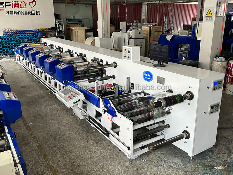 Servo Motor Controlled Horizontal Flexo Printing Machine For ...