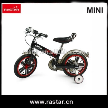 luxurious mini cooper baby children 14 inch bike bicycle with 4 wheel