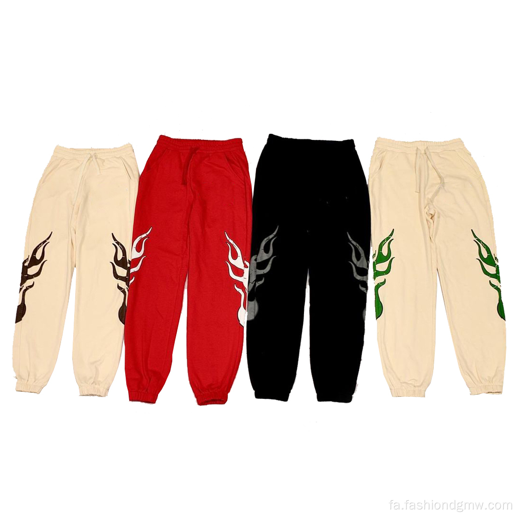 چاپ لوگوی سفارشی و پیراهن های پیراهن سنگین وزن فرانسوی Terry Cotton Men's Jogger