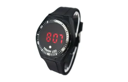 Blue Silicone Led Digital Wrist Watch Boys Sport Electronic Watch