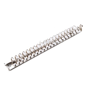 Nickel Metal 20 Hole A5 Binder Mechanism