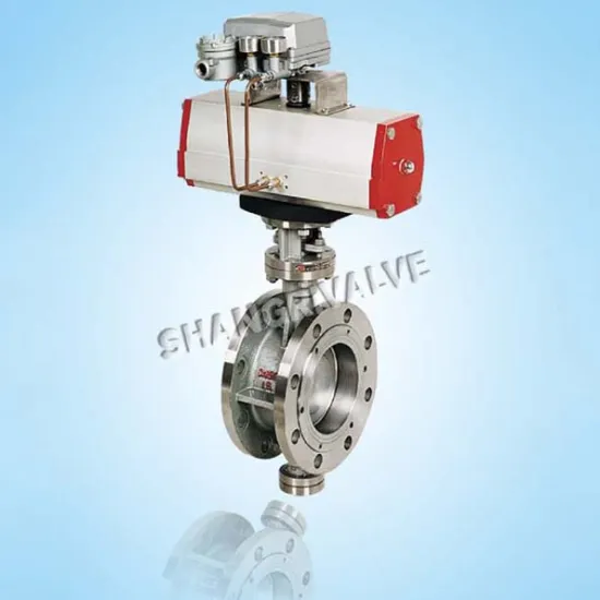 Pneumatic Hard Sealed Flange Butterfly Valve (Type: D643H)