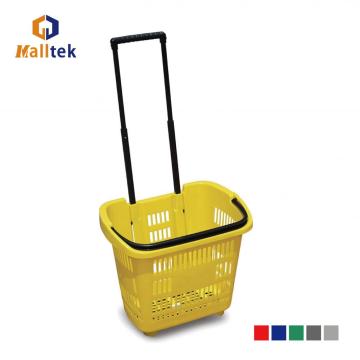 Cestino del carrello per carrelli in plastica del supermercato