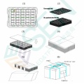 0.42 Mini TFT LCD Pantalla 96x54 Ángulo de visión IPS