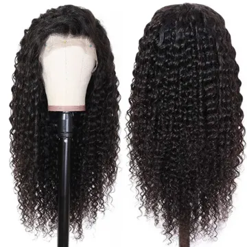 Wholesale 13x4 Deep Curly Lace Wigs Human Hair Lace Front Wigs Peruvian Virgin Hair Lace Frontal Wigs for Black Women
